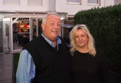Manuela Reus with her husband Thomas Reus.